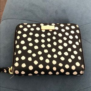 Polka Dot Kate Spade Small Wallet
